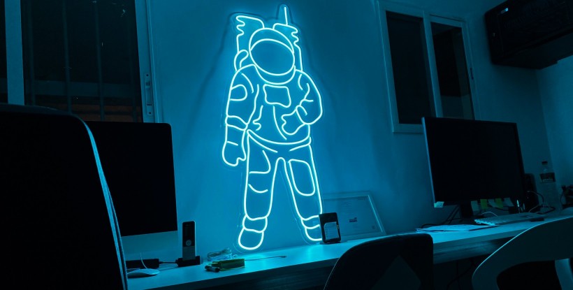Neon Astronaute