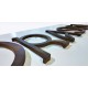 Lettres en acier corten