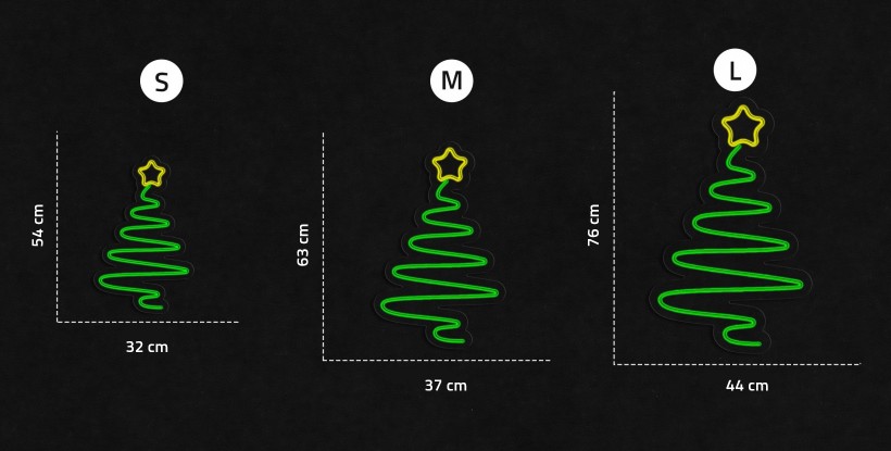 Neón arbolito de navidad