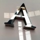 Lettre en acier creux