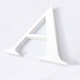 Lettres en polystyrène compactes en relief