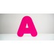 Lettres en plexiglas en relief