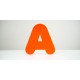 Lettres en plexiglas en relief