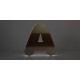 Lettres en aluminium + méthacrylate lumineux