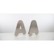 Lettres en aluminium + méthacrylate lumineux