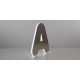 Lettres en aluminium + méthacrylate lumineux