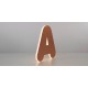 Lettres or rose miroir + plexiglas illuminé