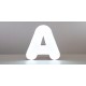 Lettre creuse en aluminium