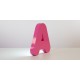 Lettre creuse en aluminium