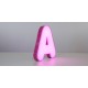 Lettre en relief creuse en aluminium