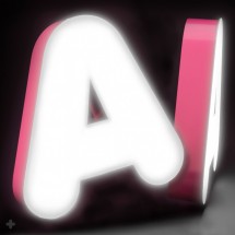 Lettres boitier en alu lumineuses