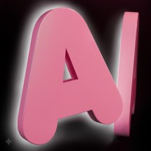 Lettres en PVC rétro-éclairées