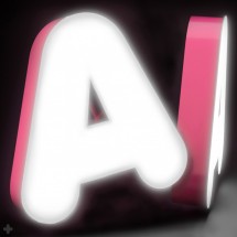 Lettres boitier en alu lumineuses