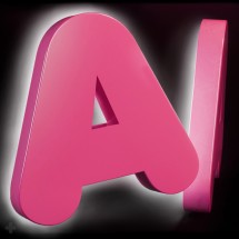 Lettres en PVC rétro-éclairées