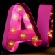 Lettres avec lumières
