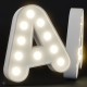 Lettres de mariage géantes avec lumière