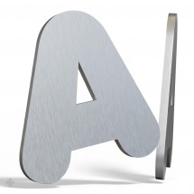 Lettres en aluminium