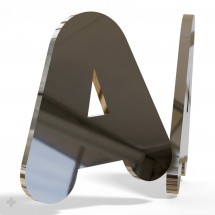 Lettres en acier inoxydable