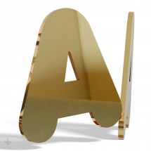Lettres en laiton