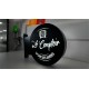 Enseigne drapeau ronde dibond led