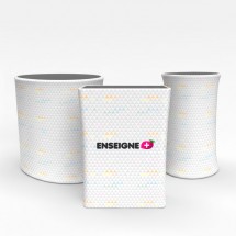Comptoir publicitaire pliable pour salons et stands