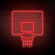 Néon Panier de Basket-ball