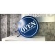 Enseigne drapeau ronde dibond led