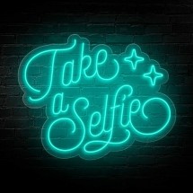 Néon Lettres 'Take a Selfie'