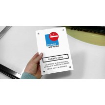 Plaque d'espace sans fumée non fumeur