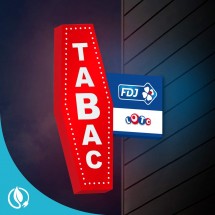 Enseigne drapeau Tabac LOTO