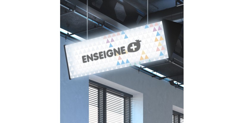 Signalisation lumineuse au plafond