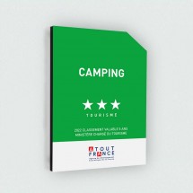 Panonceau de classement Camping