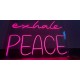 Neon Inhale Love Exhale Peace