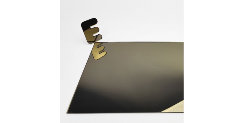 Miroir en bronze plexiglas
