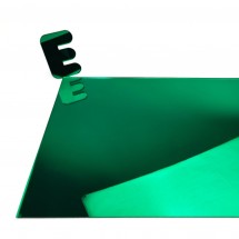 Plexiglass miroir vert