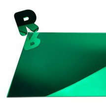 Lettres en miroir acrylique rose