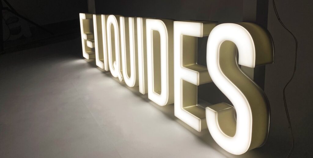 lettres en alu