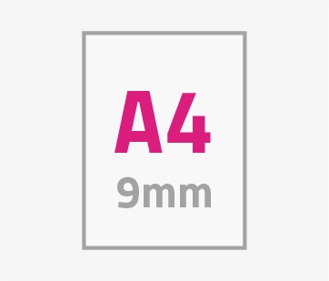 A4 9mm épaisseur (12V-4w)